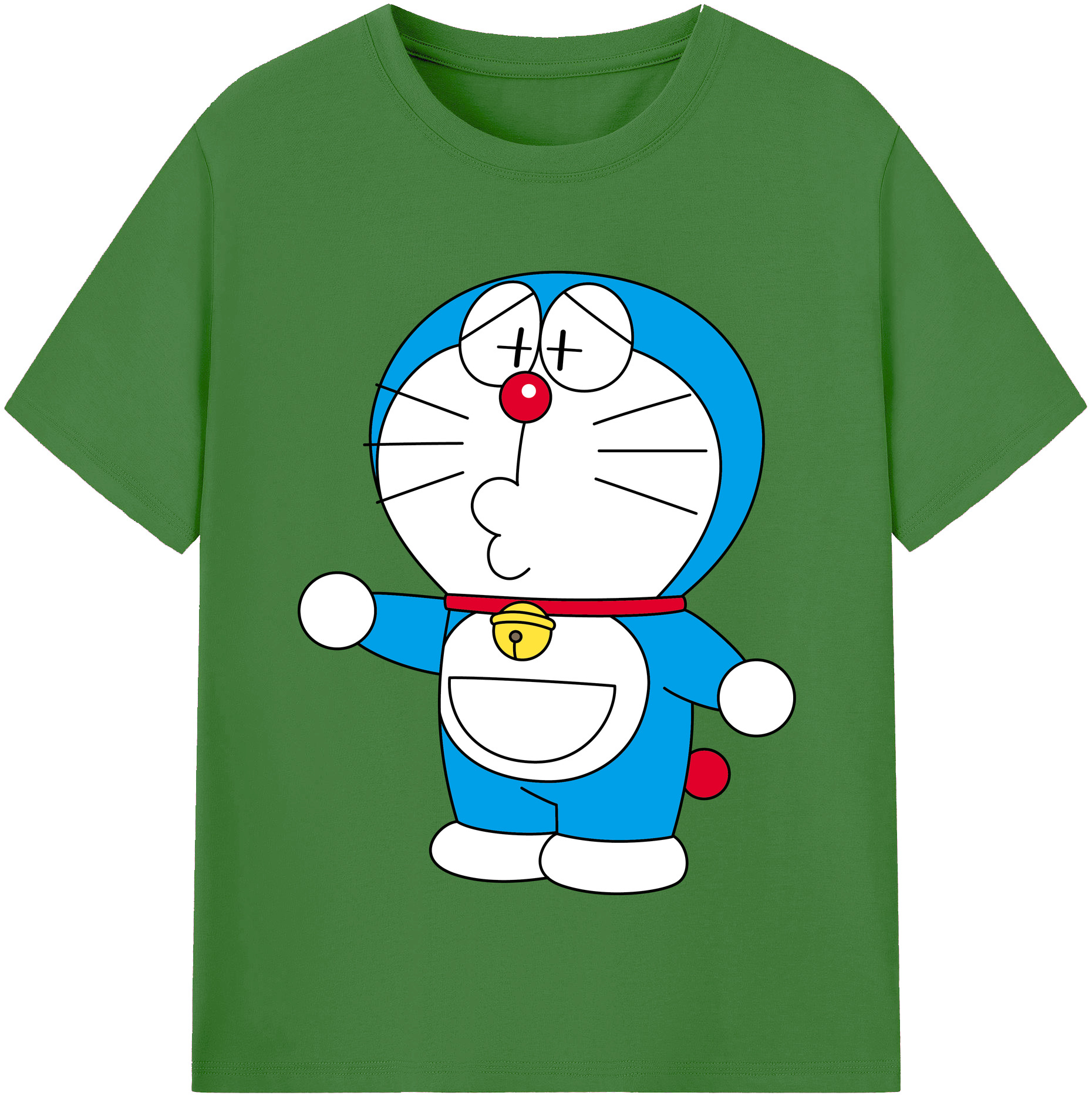 （画像用） ドラえもん Doraemon レディースカジュアルプリントTシャツ（綿100％）